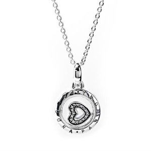 Authentic Pandora Necklace Floating Locket Pendant